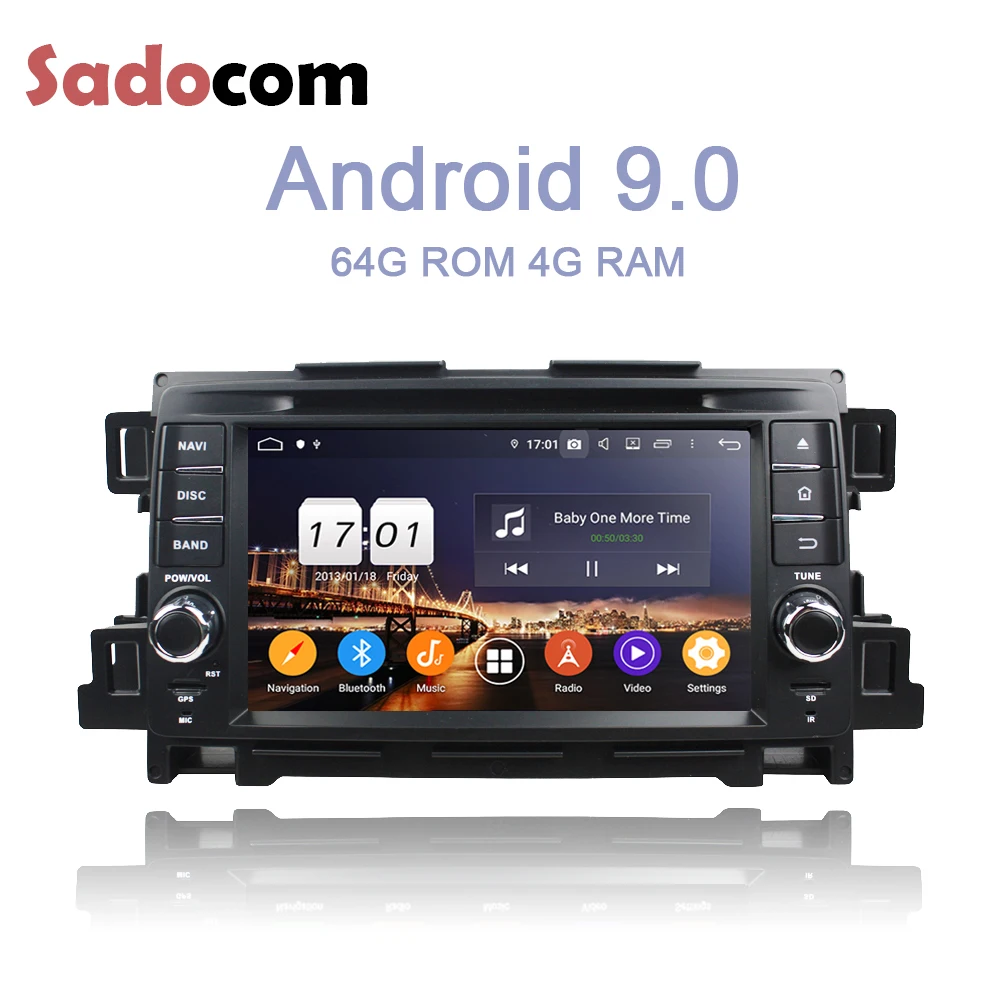 DSP ips Android 9 0 2 din для Mazda CX 5 2011 2012 Octa Core 4 Гб + 64 ГБ Автомобильный мультимедийный dvd