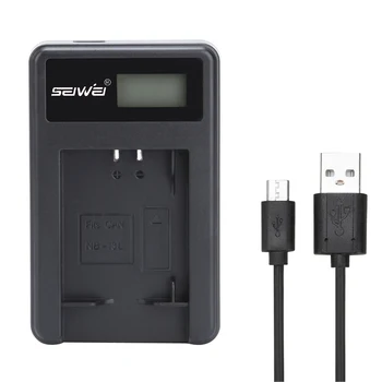 

SEIWEI NB-13L NB13L USB Camera Battery Charger with LCD Screen for Canon G5X G7X G9X
