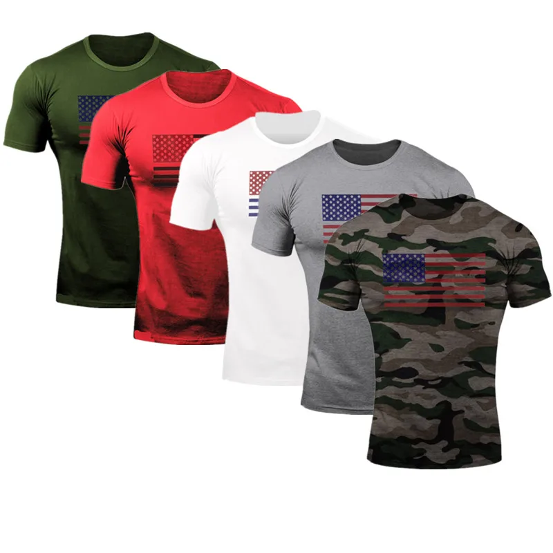 

MLCRIYG New Brand Gyms t shirt For Men Summer 2019 Fitness Slim Cotton Shirt For Sport Casual White Printing O-Neck t shirt