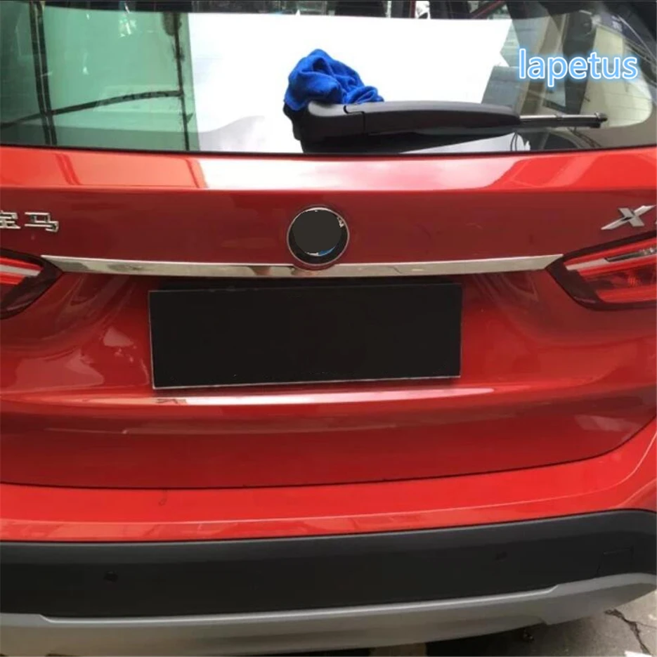 

Lapetus Trunk Tailgate Door Upper Strip Streamer Decoration Frame Cover Trim Fit For BMW X1 F48 2016 2017 2018 2019