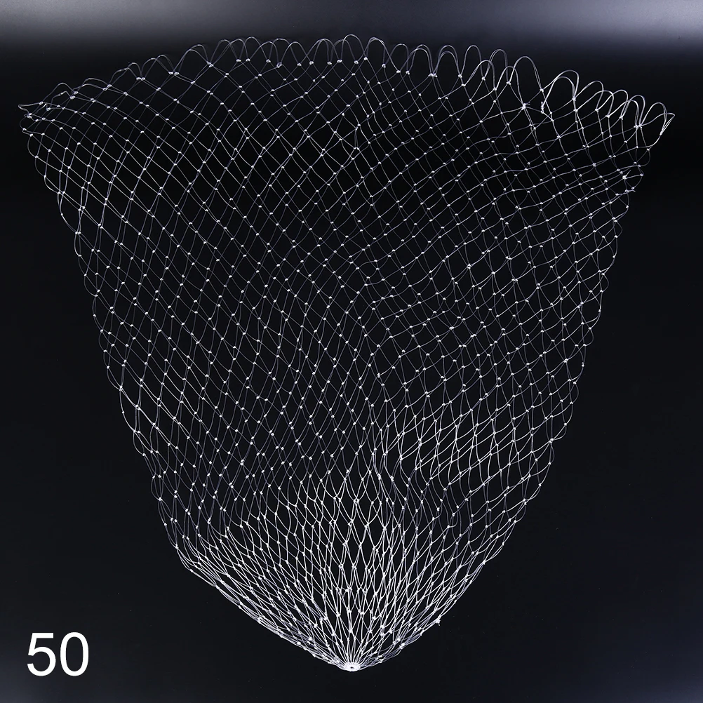 Новинка, 1 шт., 3 размера, нейлоновая рыболовная сеть, ромбовидная сеть с отверстием, складные рыболовные инструменты