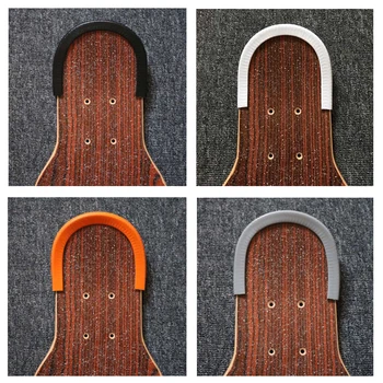 

2 Pcs Wood Skateboard Skateboard Head Protect Cover for Long Board Dance Board Anticollision Strip