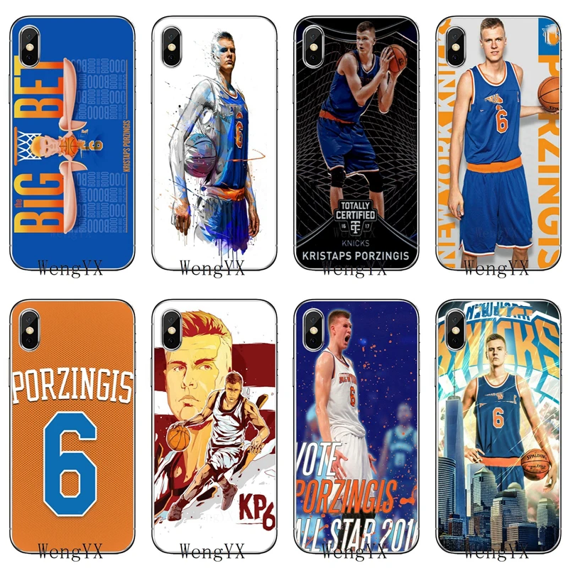 

For Xiaomi Redmi S2 3S 4 4A 4x 5 plus 6 6A Note 3 4 5 5A 6 Pro Pocophone F1 Kristaps Porzingis basketballer Soft phone case