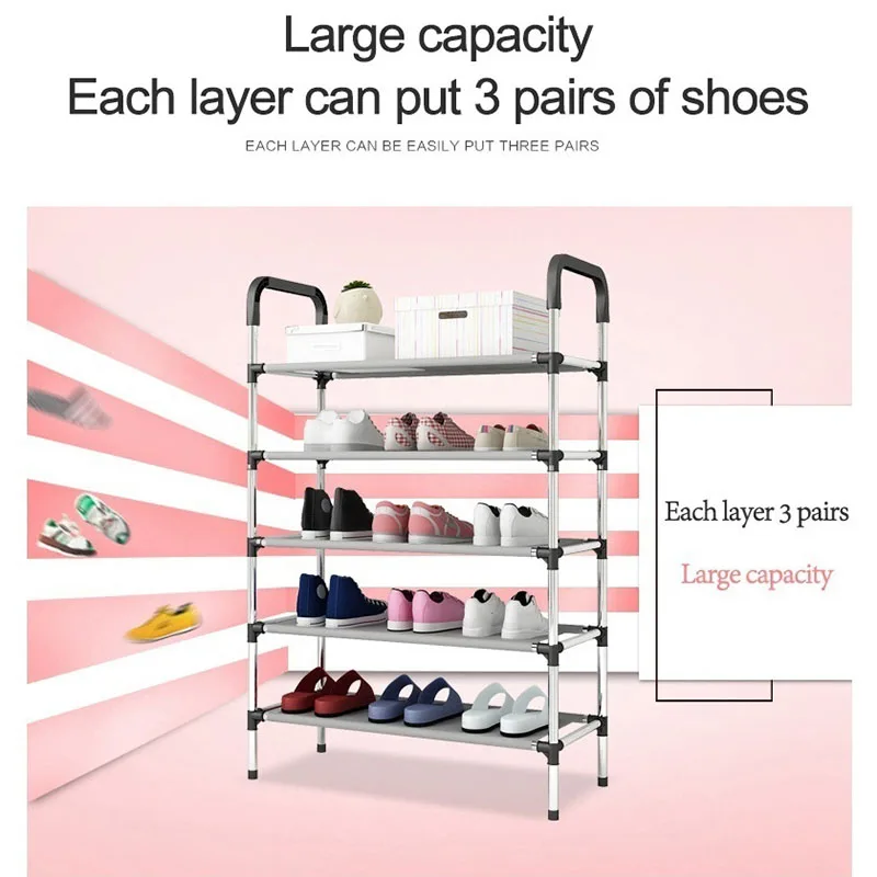 Shoe Shelf Rack DIY Assembly Black Korea Russia Shoe Organizer Rack Space Saver Home Furniture Shoe Shelf Rack DIY Assembly Black Korea Russia Shoe Organizer Rack Space Saver Home Furniture