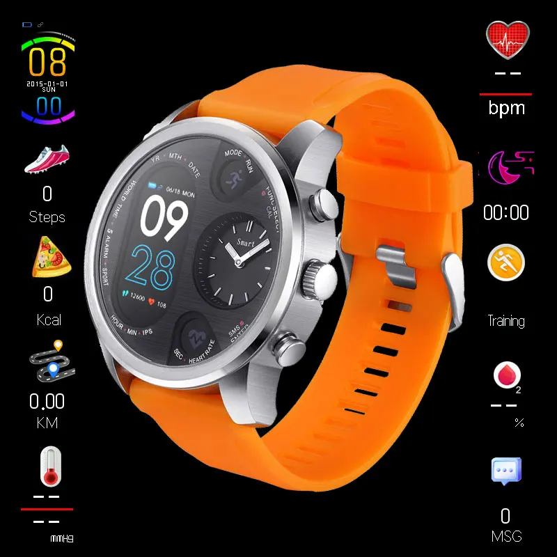 

Sport Smart Watch BOAMIGO 5ATM Waterproof Bluetooth Watches Call Reminder Pedometer Digital Men Clock SmartWatch For ios Android