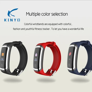 

2019 fashio sports smart bracelet heart rate blood pressure monitor sleep tracker smart wristband waterproof smart band pk f1 q9