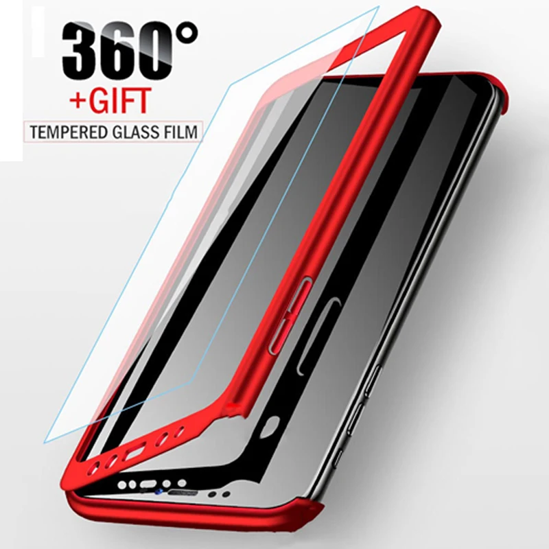 

360 Shockproof Case For Samsung S9 S8 Plus S7 Edge Full Screen Protector For Samsung Note 9 8 S7 Hard Plastic Protective Cover