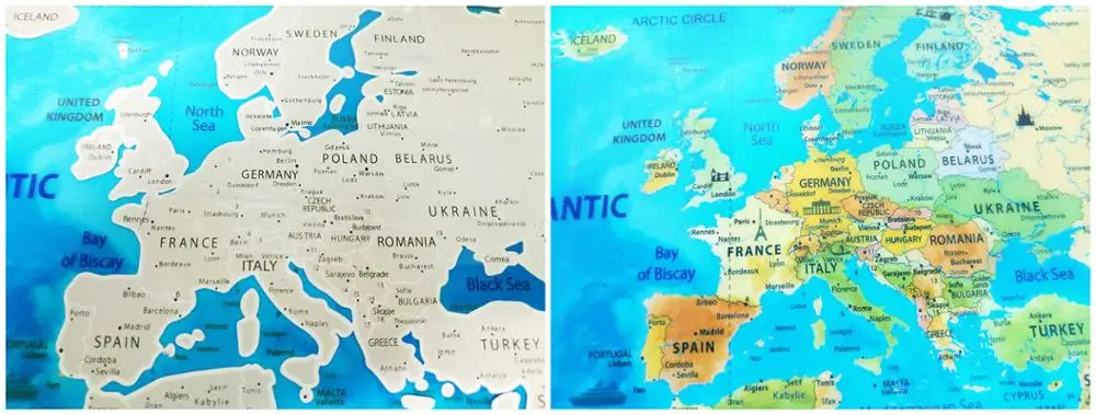 Scratch Map GE