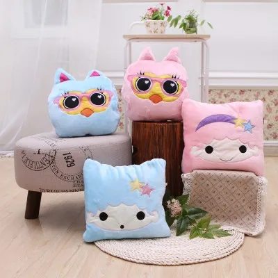

Cartoon flannel air condition be pillow folded blanket 150*100CM free shipping