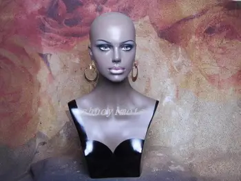 

Black Female Realistic Mannequin Head Bust For Lace Wig And Jewelry