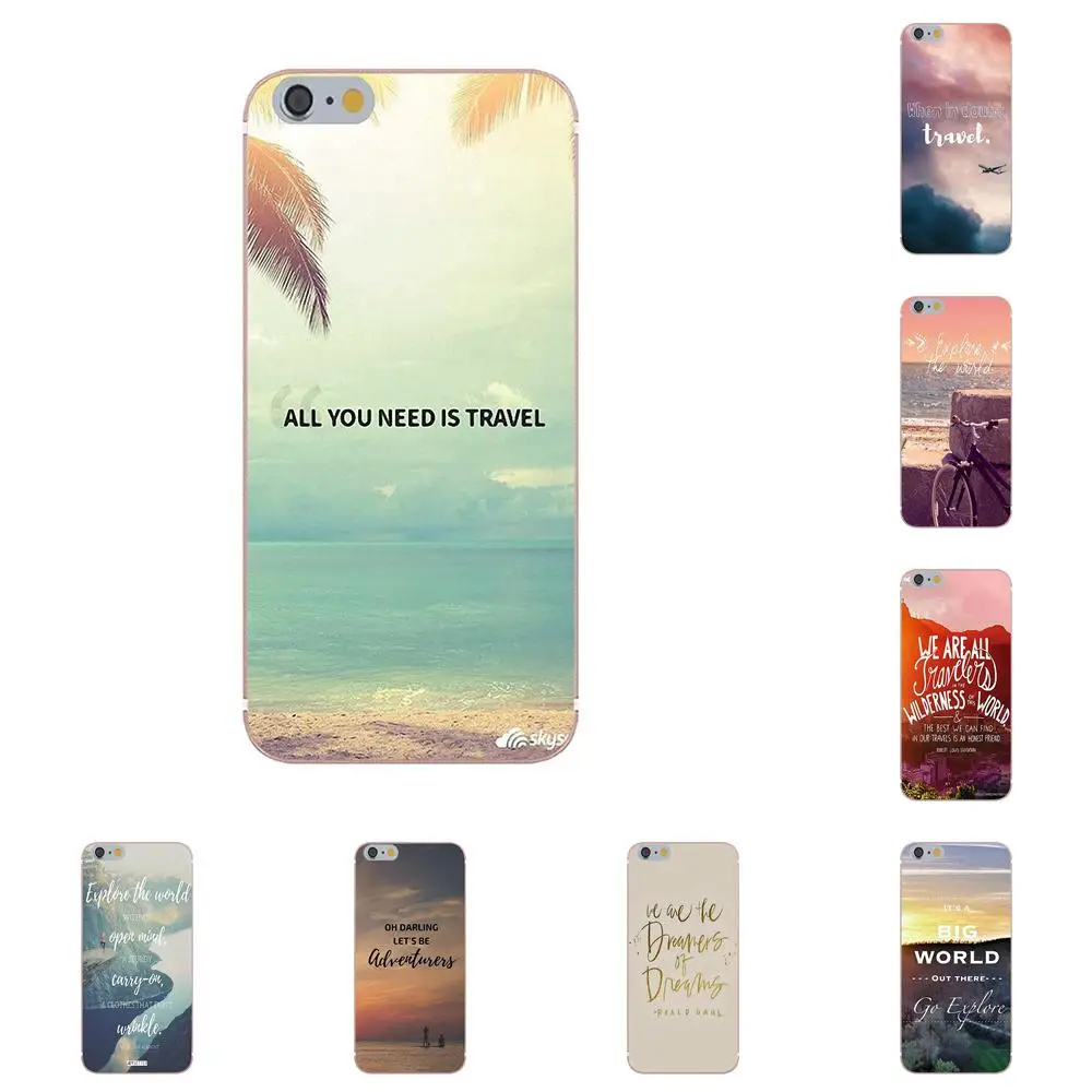 Oedmeb TPU Coque Case For Huawei G8 Honor 5C 5X 6 6X 7 8 9 Y5II Mate P8 P9 P10 P20 Lite Plus 2017 Pink Travel Does The | Мобильные