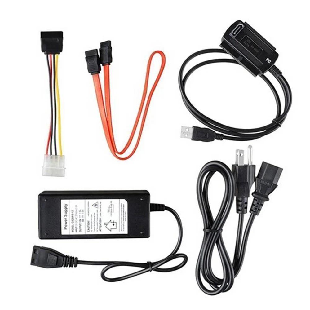 SATA/PATA/IDE к USB 2,0 адаптер конвертер кабель для 2,5/3,5 дюймовый жесткий диск