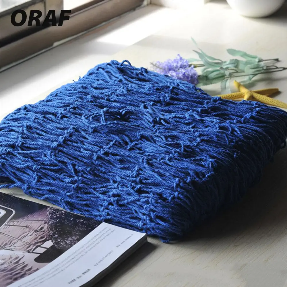 Hemp Rope Hanging Net Ceative Mediterranean Decor Nets Nautical Beach