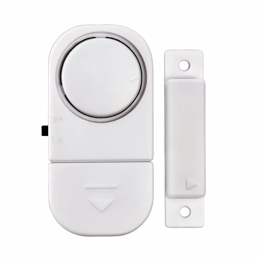 Fuers 10Pcs 90dB Wireless Home Window Door Burglar Security Alarm System Magnetic Sensor for Home Security System