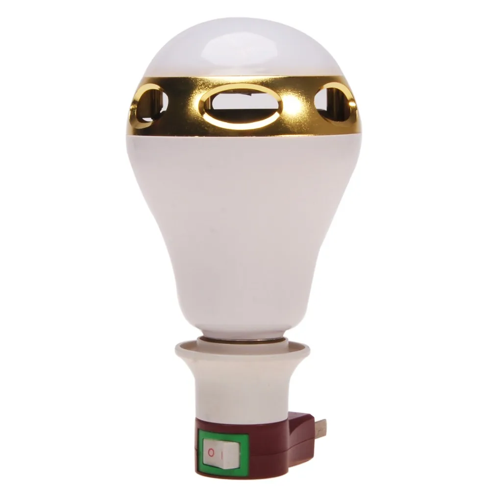 Новейшая модель; E27 умный светодиодный лампочка Беспроводной Bluetooth Динамик 110 V-240 V 5 Вт аудио лампа для Android iPhone iPad