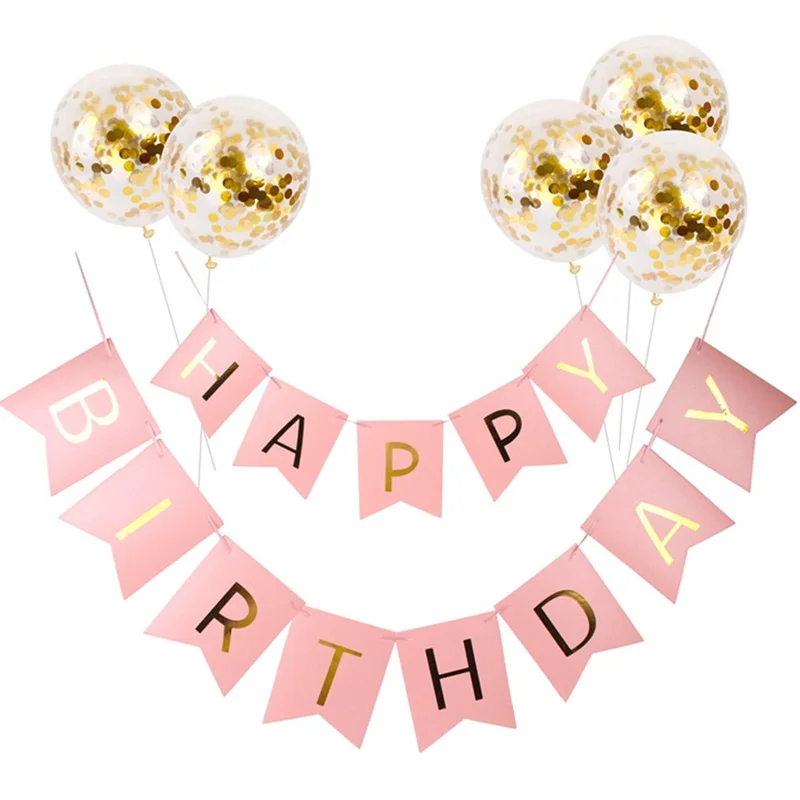 

Happy Birthday Banner Birthday Bunting Summer Party Decor Happy Birthday Decoration Banner for Banner Candy Bar