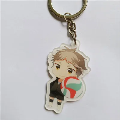 1 шт. аниме Haikyu Nekoma старшеклассница волейбол Kozume Kenma Kiyoko кулон брелок для ключей Portachiavi kulcstarto - Цвет: 3