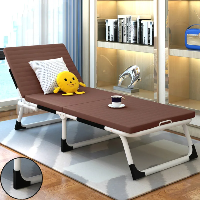 Soft and comfortable type folding bed single office lunch break accompany nap bed simple household sofa bed