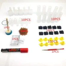 Инструменты для пчеловодства клетка для пчелиной матки пчела маркер ручка коричнево король пчелиная матка маркировочный держатель, фляга пчелиная личинка насекомые палочки