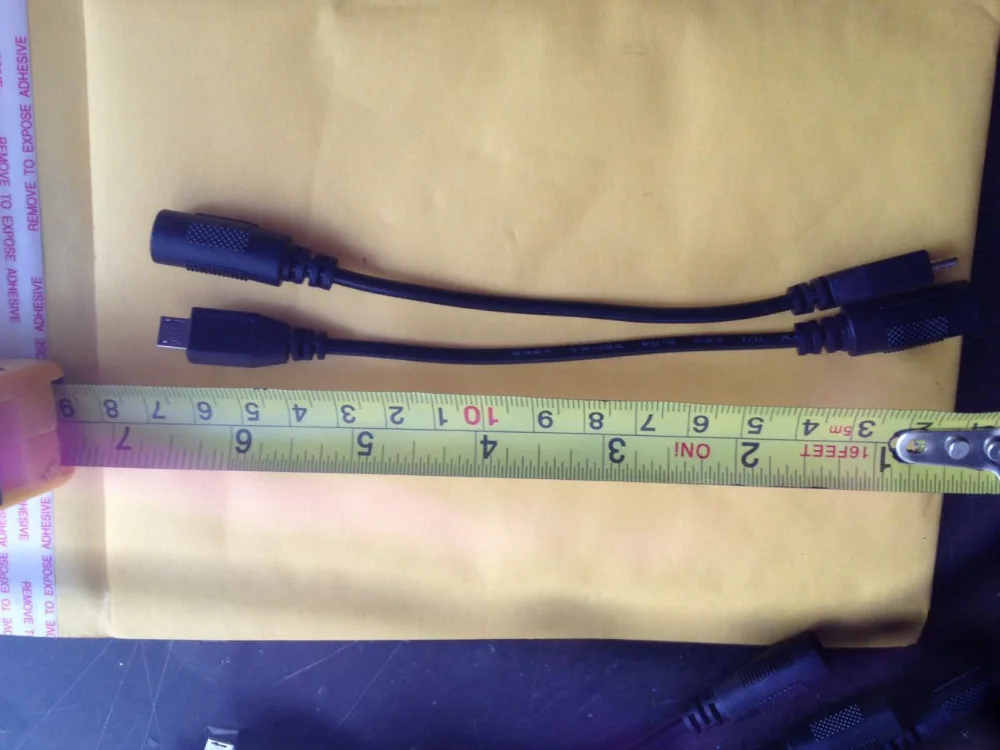 

50pcs of 5.5 x 2.1mm DC Female to Micro USB 5pin Male Charging Power Cable Cord Wire Cable CONNECTOR 10cm
