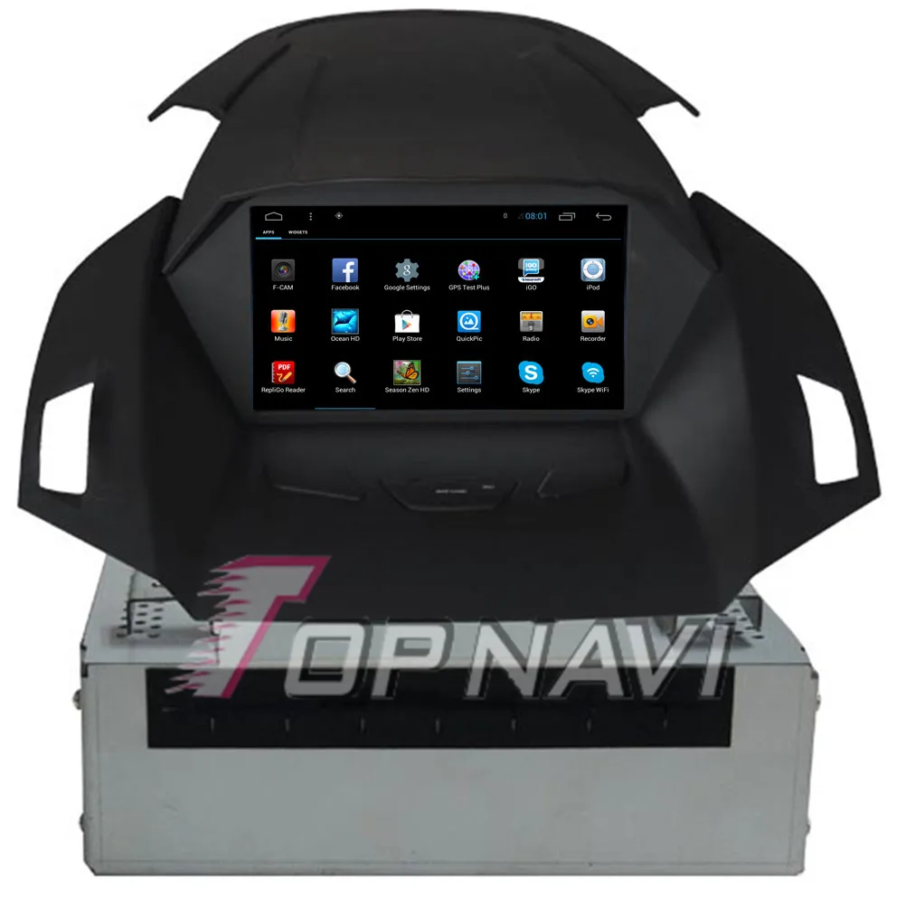Excellent Topnavi 8" Quad Core Android 6.0 Car GPS Navigation for Ford Kuga Autoradio Multimedia Audio Stereo,NO DVD 17