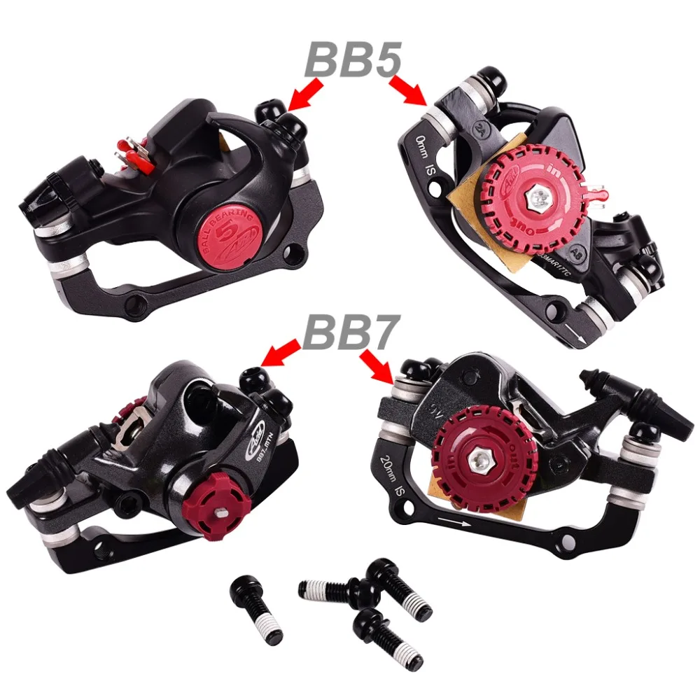 

BB5 BB7 Mountain Road Bike Bicycle Mechanical Disc Brake Caliper MTB Bicycle Front & Rear Disc Brake With 160mm Brake Rotors