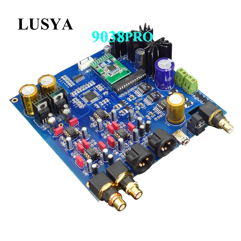 Lusya ES9038PRO DAC decoder I2S and CSR8675 bluetooth 5.0 wireless input PCM DSD switching T0481