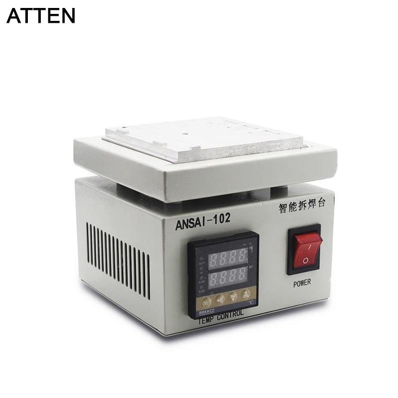 

ATTEN 110V Intelligent desoldering station Remove bracket motherboard Remove the CPU IC plastic heating platform repair machine