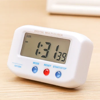 

Mini Pocket LED Digital Electronic LCD Clock Travel Cute Alarm Clock Childern Student Study Stopwatch