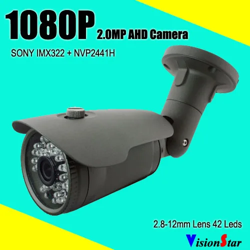 1/3 &quotsony Exmor CMOS IMX322 Сенсор NVP2441H ahd 1080 P 2.0mp обнаружения движения 2 8 12 мм ручной зум