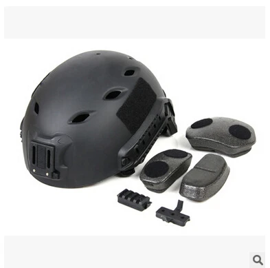 Multicolor Python tactical combat desert camouflage and black helmet in many real CS nylon protective helmet