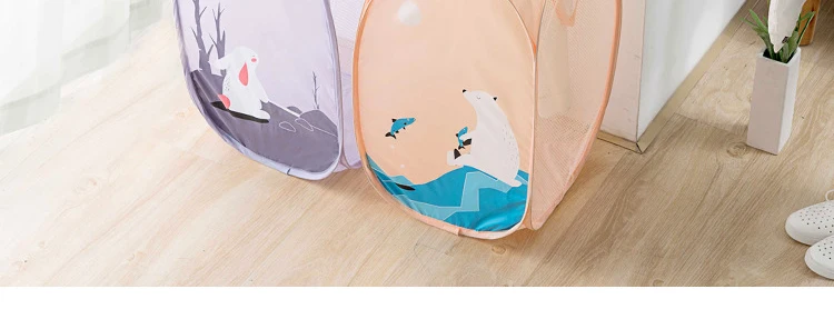 Luluhut корзина для хранения грязной одежды мешок для белья для одежды Носки Бюстгальтеры складной мультфильм большой емкости домашнее хранилище корзина использования