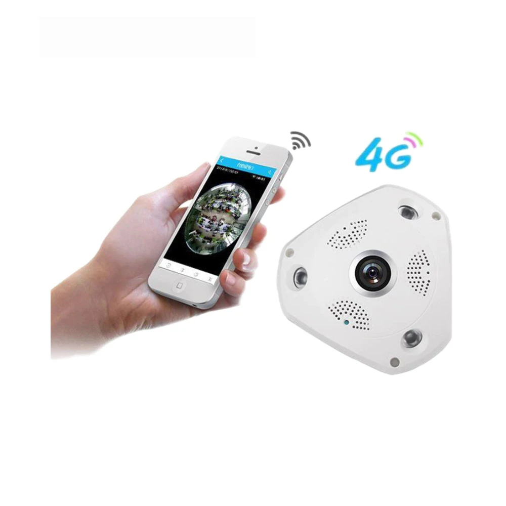 3G/4G Беспроводная 360 градусов панорамная Мобильная IP камера с 3MP сигнализацией VR