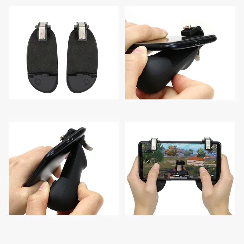  PUBG Mobile Game Controller Trigger Fire Button Aim Button L1R1 Shooter Joystick For IOS IPhone And