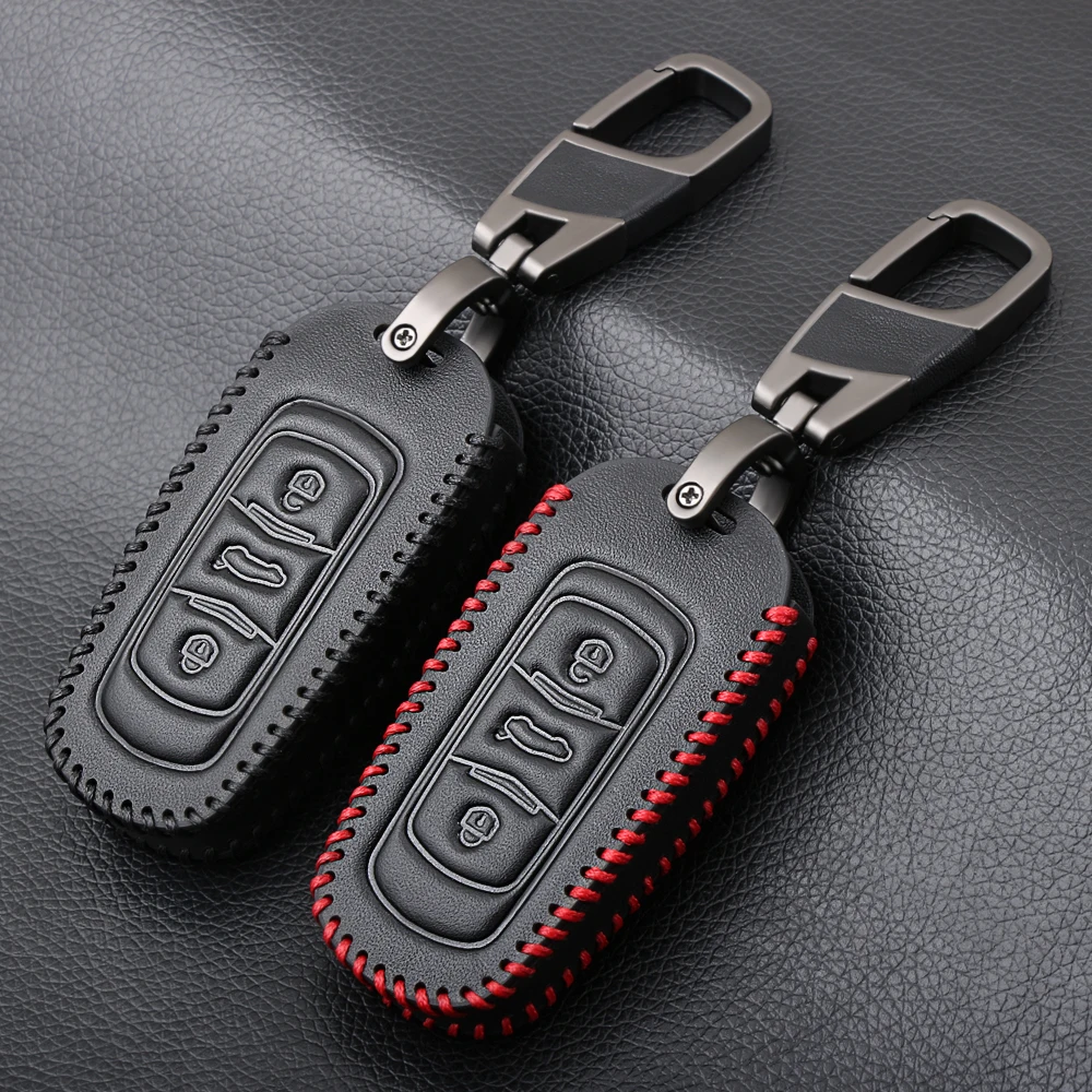 

Genuine Leather Car remote key case for Geely Atlas Boyue NL3 EX7 Emgrand X7 EmgrarandX7 SUV GT GC9 borui Car remote key case