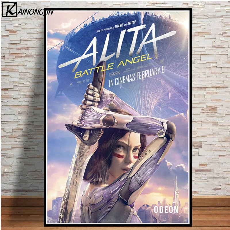 Плакат Alita Battle Angel 2019 новые киноплакаты и принты Картина на холсте Настенная
