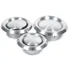 3 Sizes Stainless Steel Air Vent Round Ventilation Duct Cover Round Air Vent Adjustable Wall Ceiling Home ► Photo 1/6