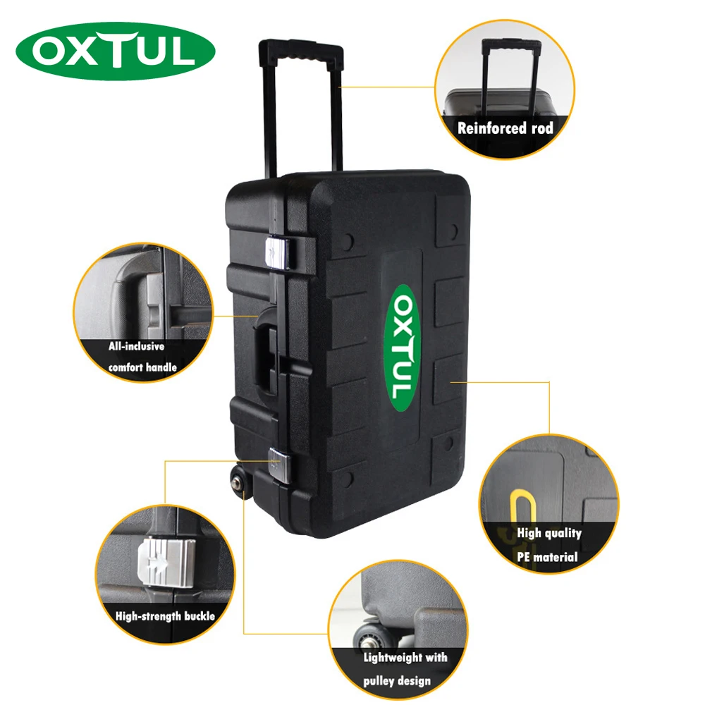 OXTUL 255 шт. набор профессиональных ручных инструментов + ящик для вращения торцевой