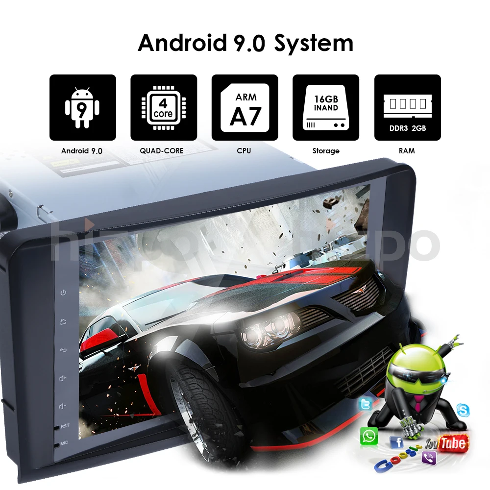 Best 9" Android 9.0 Car Radio stereo For Benz ML GL CLASS W164 X164 Stereo GPS Navi Car multimedia player dsp ips obd2 swc rds dtv 4g 5