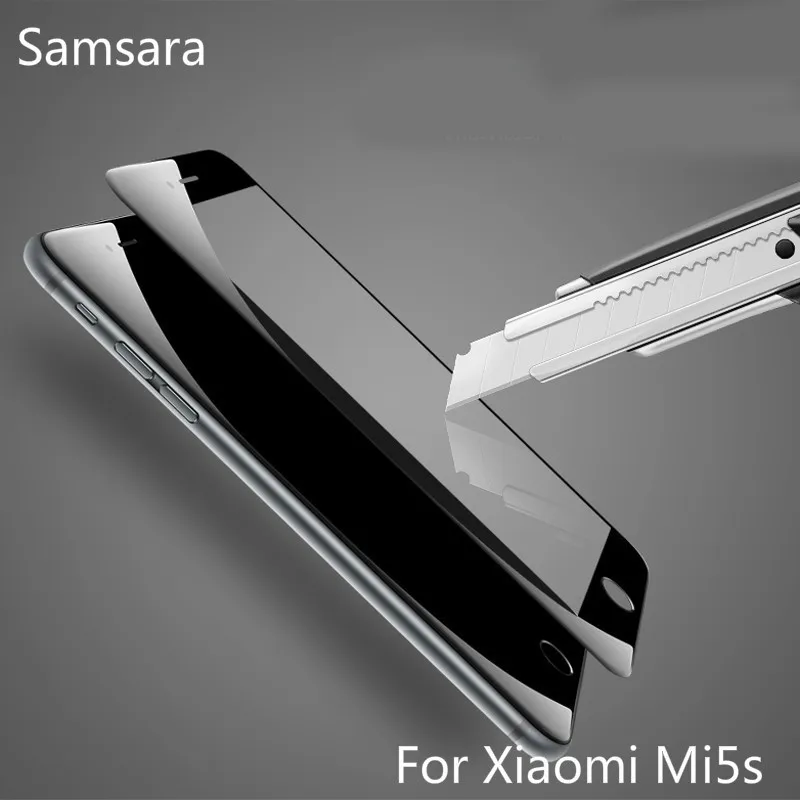 3D защитное стекло из углеродного волокна для xiaomi mi5s закаленное полное покрытие 5S
