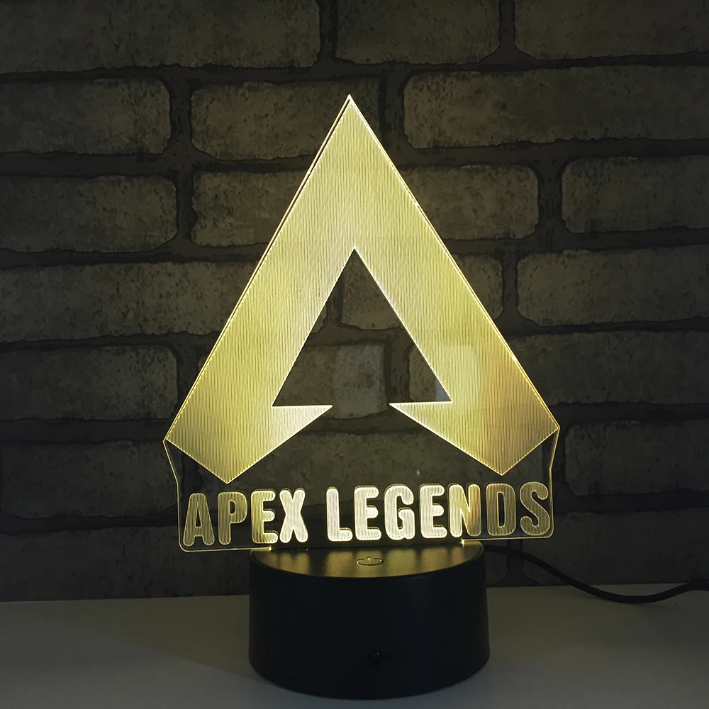 

Apex Legends LED RGB Night Light 7 Color Change Desk Light Action Figures 1888 Boys Girls Christmas Toys