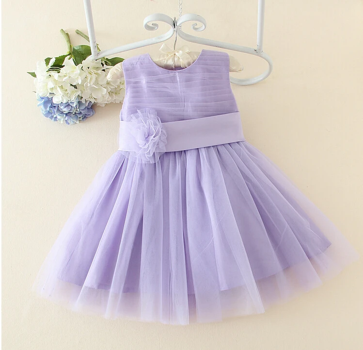 

Blue/purple Flower Girl Christening Gowns Baby First Communion Dress Toddler baptism Dress,Baby GIrl Birthday Dress with Big Bow