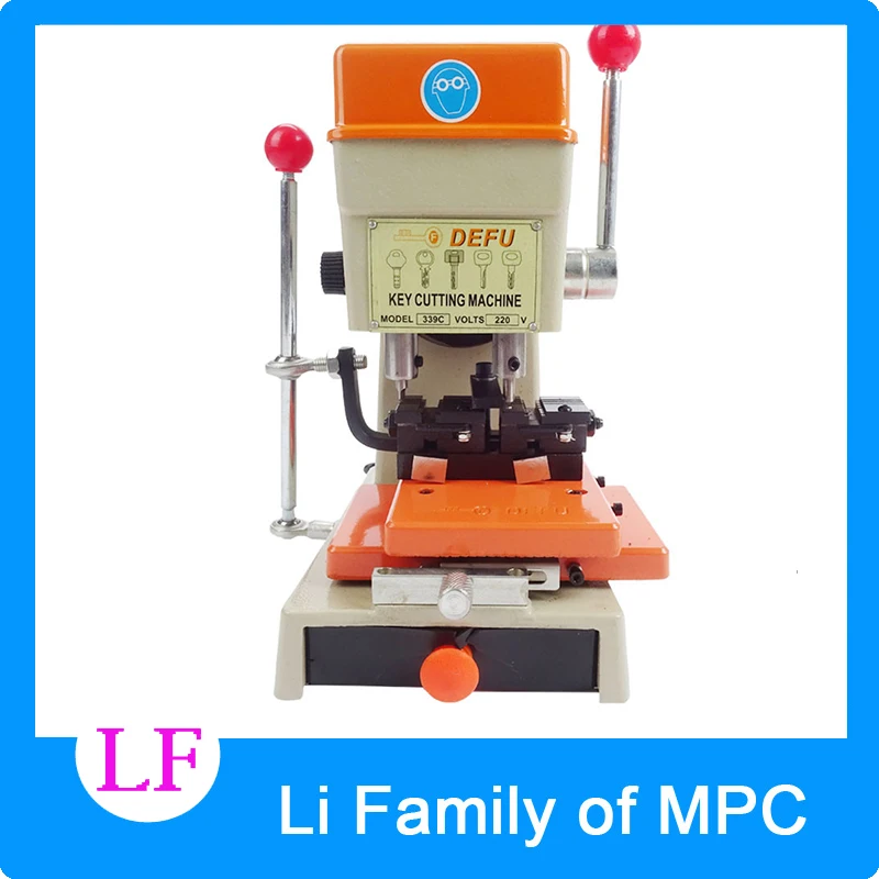 

339C Vertical Key Cutter Defu Key Cutting Machine For Duplicating Security Keys Locksmith Tools Lock Pick Set 220v/50hz