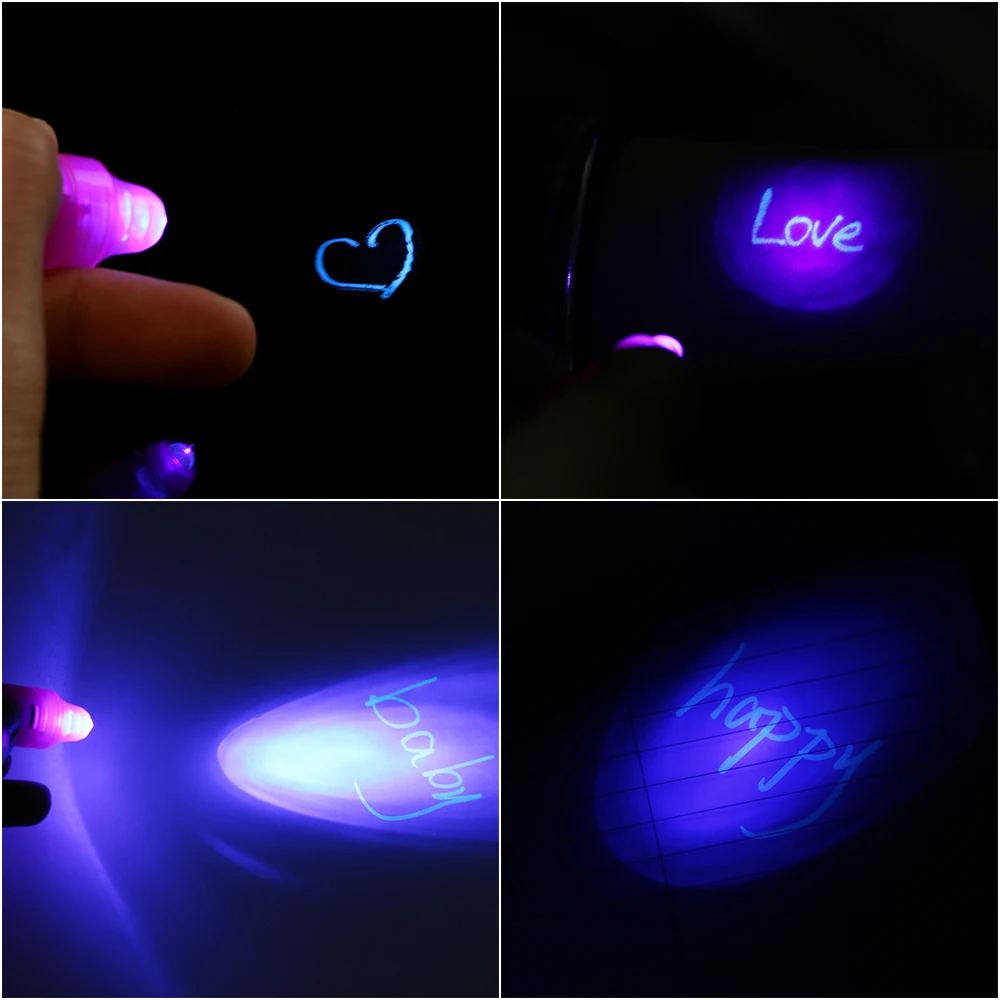 Школьные офисные Рисование Волшебные хайлайтеры 2 в 1 ультрафиолетовый свет комбо креативные канцелярские ручка с невидимыми чернилами забавная игрушка