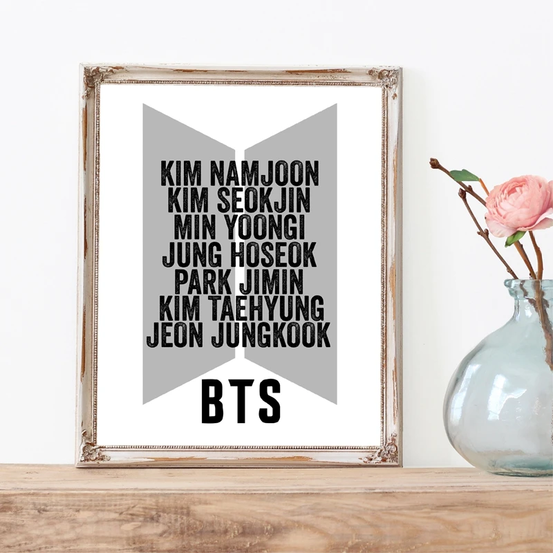 Korea KPOP Prints Home Decor