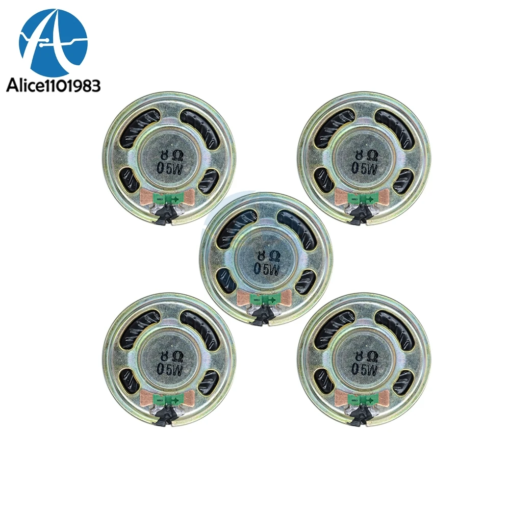 

5Pcs 0.5W Small Trumpet 36mm Small speakers Diameter Loudspeaker Loud Speaker