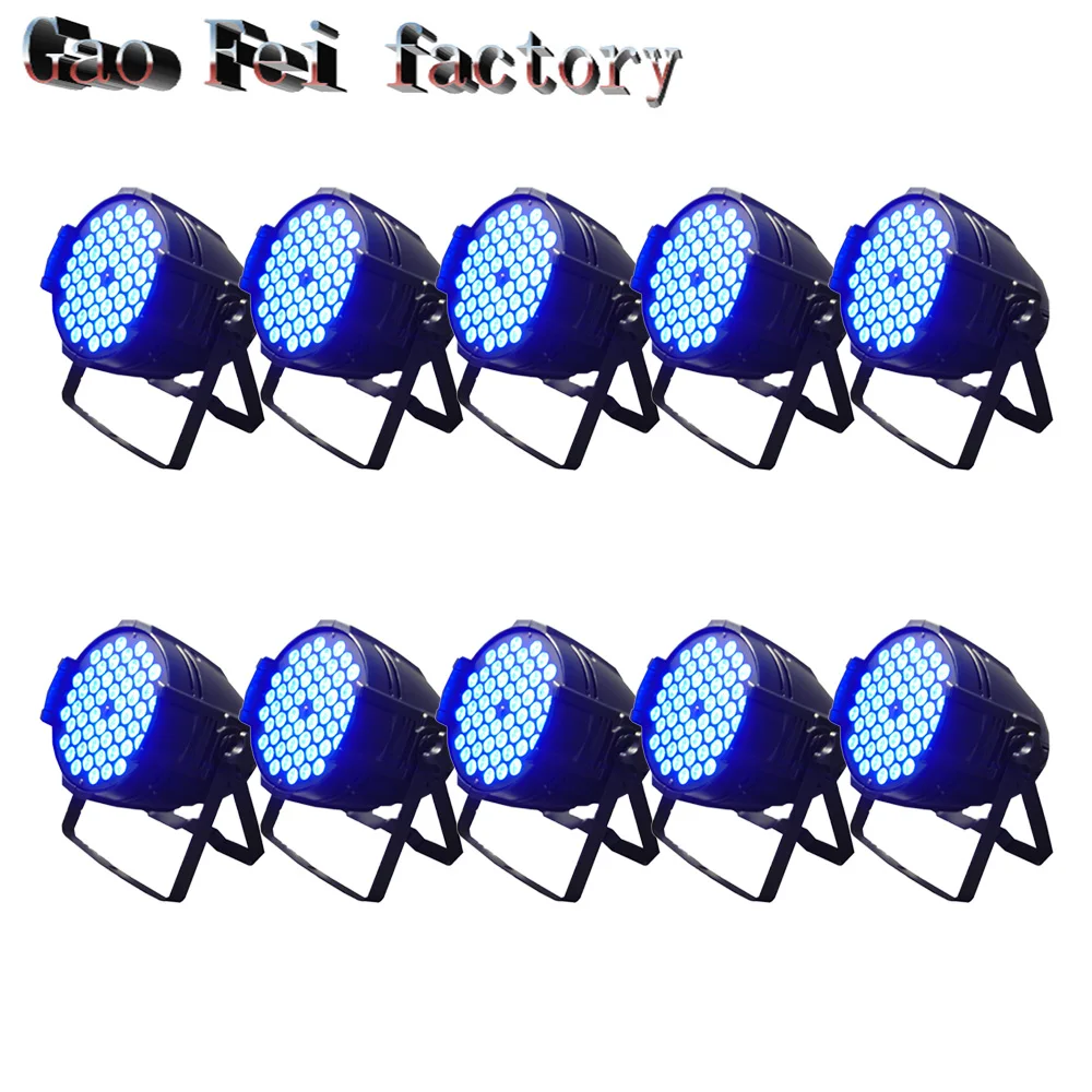 

High Power Waterproof 54*3W RGB LED Par Light DMX Par Can Stage Light (10pcs/lot)