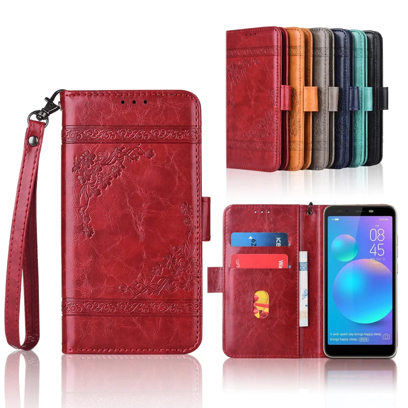 Чехол-книжка для Tecno Camon i Ace Sky Twin POP 1S Pro новейший кошелек 100% с ремешком | Мобильные