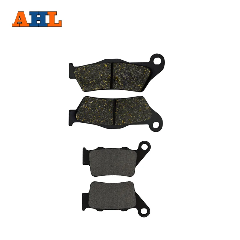

AHL Motorcycle Front and Rear Brake Pads for KTM EXC450 EXC525 -2003 Black Brake Disc Pad