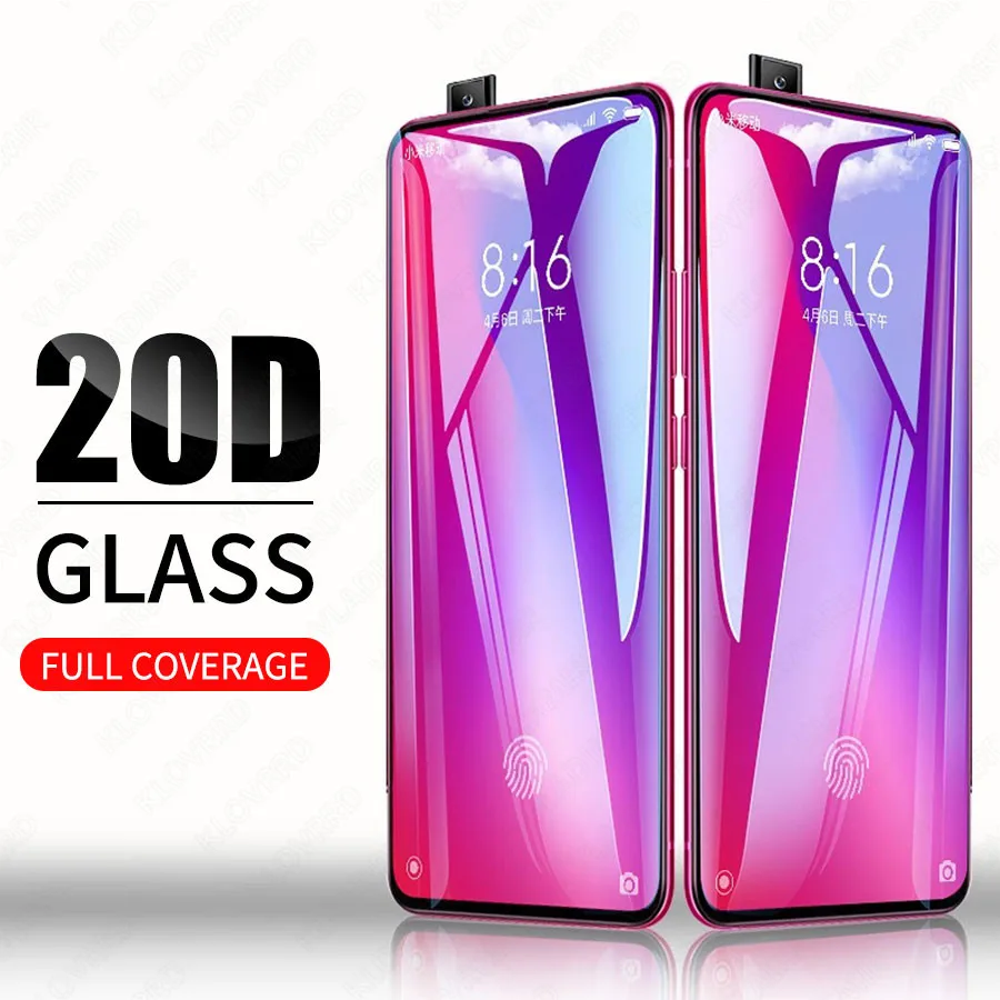

20D Full Glue Cover Protective Glass Film for Xiaomi Mi 9 SE 8 Lite Screen Protector for Redmi K20 Pro Note 7 Pro Tempered Glass